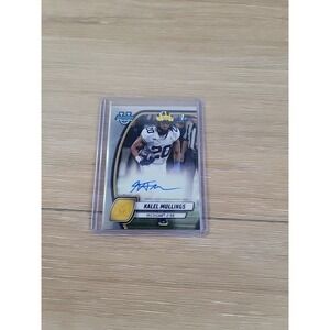 Kalel Mullings 2024 Bowman Chrome Autograph Prospect RC Michigan RB